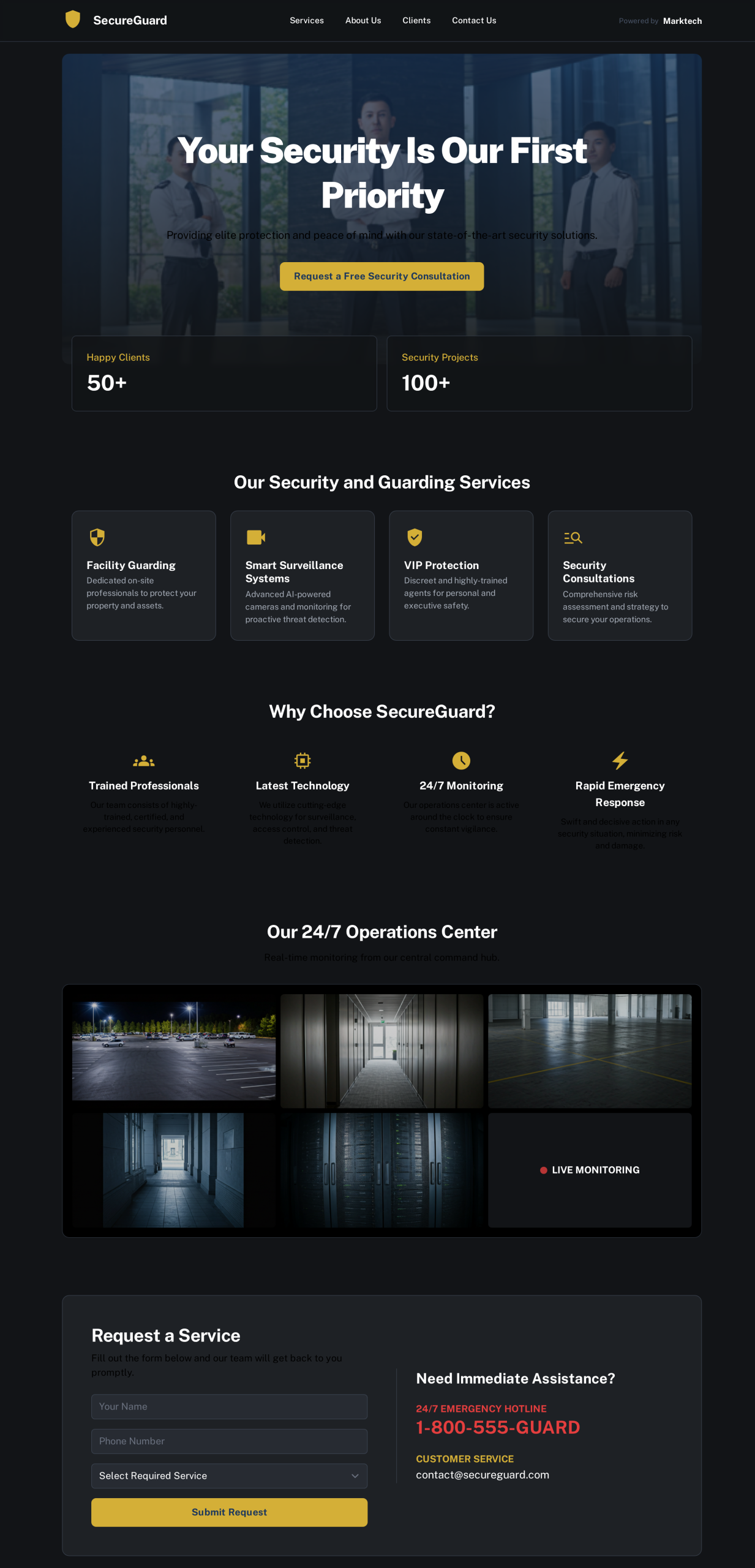 SecureGuard - Security & Guarding Company